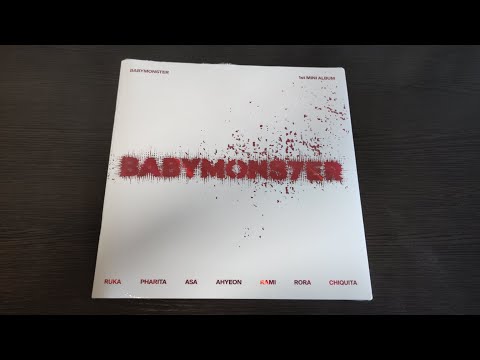 Видео: Распаковка альбома BABYMONSTER / Unboxing BABYMONSTER 1st Mini Album (Photobook Ver.)