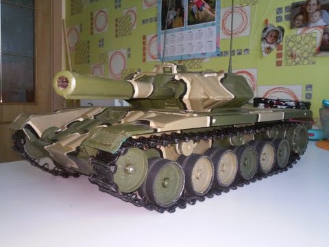 Видео: Самозарядная электо-механическая пушка для модели танка на радиоуправлении