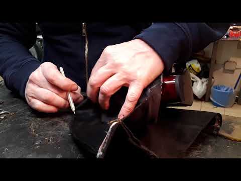 Видео: Ремонт обуви. Ушиваем сапоги