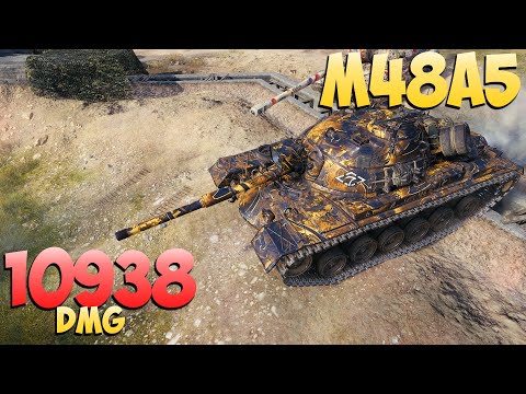 Видео: M48 Patton - 6 Kills 10.9K DMG - Энергичный! - Мир Танков
