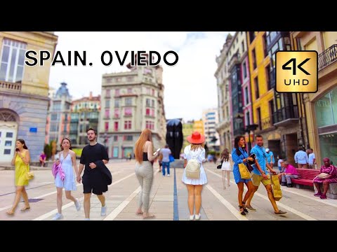 Видео: [4K] Пешеходная экскурсия по ОВЬЕДО | Овьедо POV-тур | путешествие в Овьедо, Испания | Прогулка