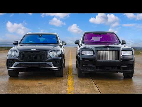Видео: Кто победит в заезде: Rolls-Royce Cullinan или же Bentley Bentayga?