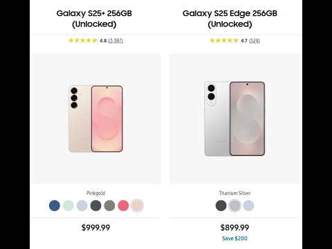 Видео: СРАВНЕНИЕ:  SAMSUNG S25 Plus vs S25 Edge / КТО КОРОЛЬ 2025? /ТОНКОЕ ПРЕВОСХОДСТВО ИЛИ МОЩНЫЙ БАЛАНС?