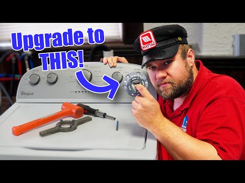 Видео: Стиральная машина Whirlpool не вращается должным образом — замена металлической ступицы на сорван...
