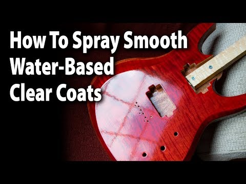 Видео: Как распылять гладкие прозрачные покрытия на водной основе