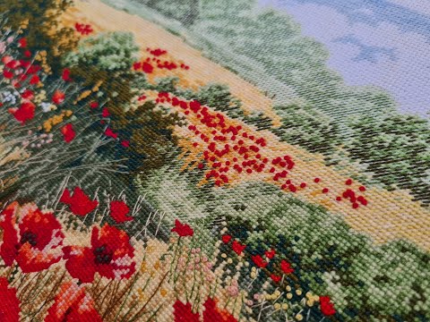 Видео: 70. Маковое поле от Anchor maia collection. APC935 Host of poppies.