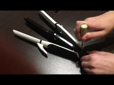 Видео: Чем бы дитя не тешилось... Или...Ремонт плойки для волос. Под чутким руководством папы))