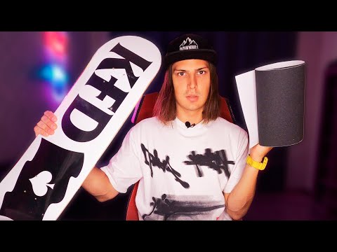 Видео: КАК ПРАВИЛЬНО НАКЛЕИТЬ НАЖДАК НА СКЕЙТБОРД | КЛЕИМ ШКУРКУ НА СКЕЙТ ДЕКУ!