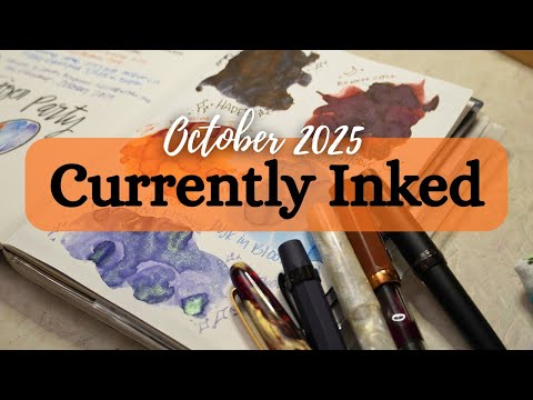 Видео: ✨ Текущие перьевые ручки с чернилами на октябрь 2025 года ✨