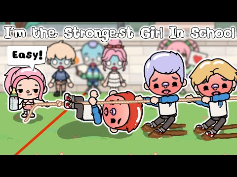 Видео: Я самая сильная девочка в школе 👧🏻💪🏻История жизни Toca | Toca Boca