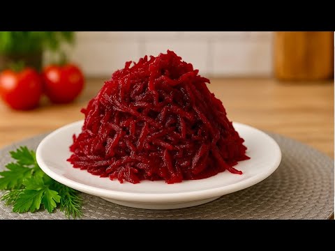 Видео: Съедят за минуту! Необыкновенно простой и Вкусный Салат из обычной СВЕКЛЫ!