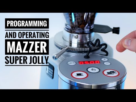 Видео: Программирование и эксплуатация кофемолки Mazzer Super Jolly Espresso — краткое руководство!