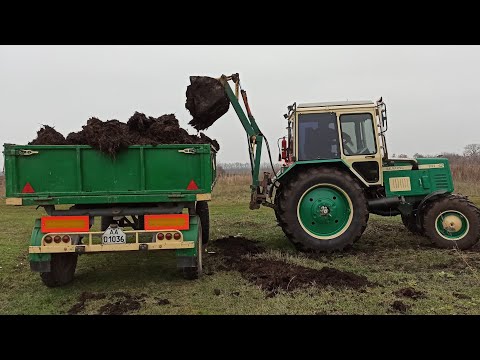 Видео: Погрузчик на заднюю навеску в работе