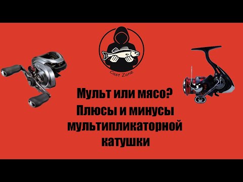 Видео: Плюсы и минусы мультипликаторной катушки в сравнении с безынерционной