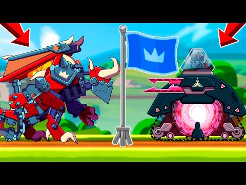 Видео: ТАНК БЕССМЕРТНЫЙ и ДИНАМО в Ивенте ДОМИНИРОВАНИЕ! Игра про Танки - Hills of Steel
