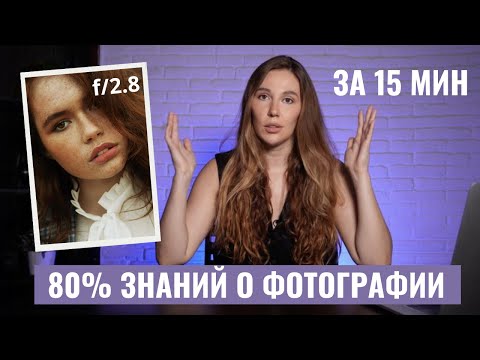 Видео: Основы фотографии за 15 минут  | Изучи теорию фотографии быстро | Уроки фотографии