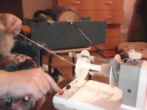 Видео: Прялка.Заправка нити.