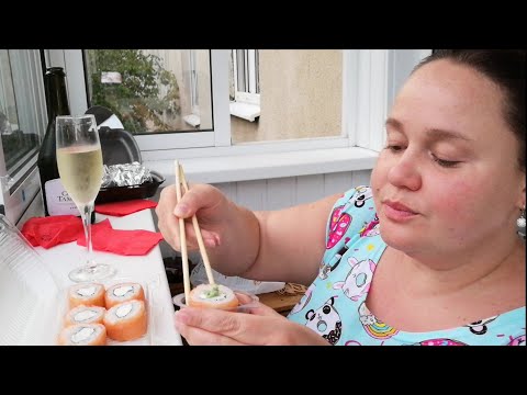 Видео: Мукбанг💥 НЕ ОБЛАМЫВАЮСЬ 🍣🍱✌️