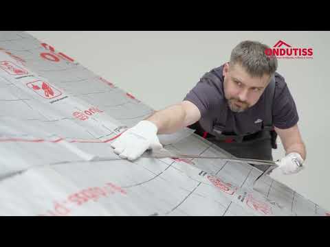 Видео: Монтаж гидроизоляции ONDUTISS на неутеплённой кровле 2023