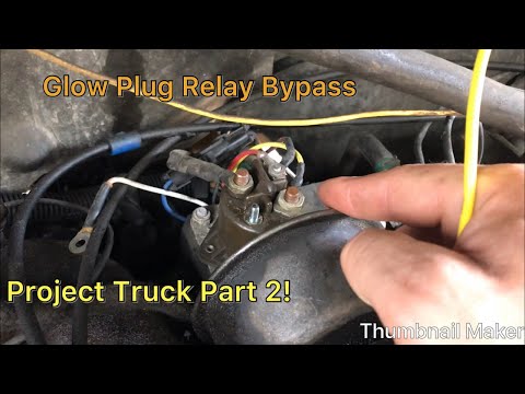 Видео: Как обойти реле свечей накаливания на F250 7.3 IDI 4x4 1988 года! Часть 2! Бонус! Новое пастбище ...