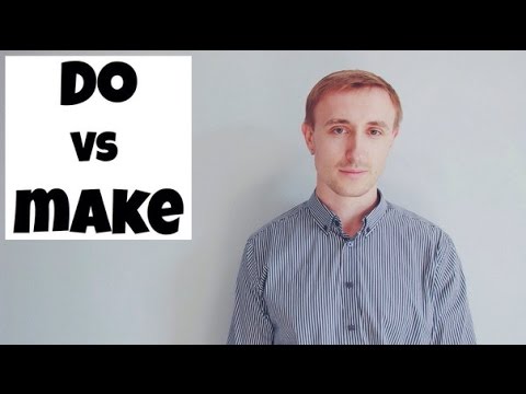 Видео: В ЧЕМ РАЗНИЦА? MAKE vs DO