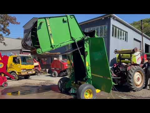 Видео: Пресс подборщик John Deere 550 N 3174