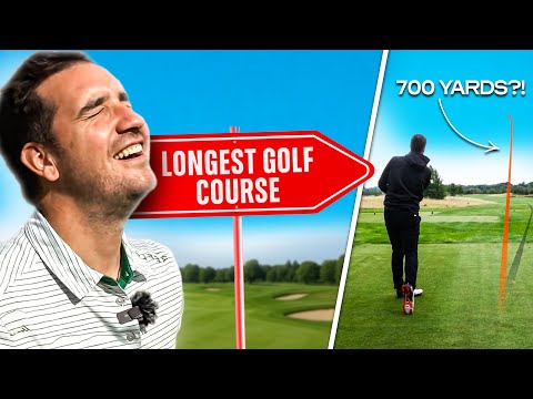 Видео: Могу ли я побить пар на САМОМ ДЛИННОМ поле для гольфа в Великобритании? Видеоблог о 18 лунках.