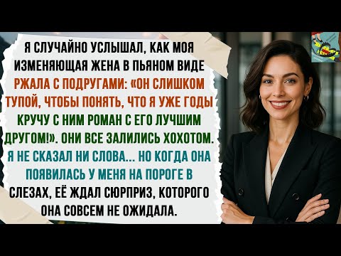 Видео: «Он слишком тупой, чтобы что-то понять», — услышал я пьяный смех жены в компании подруг.