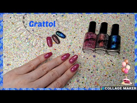 Видео: Grattol - новинки в лаковой коллекции 💅 Лаки для праздников и хорошего настроения