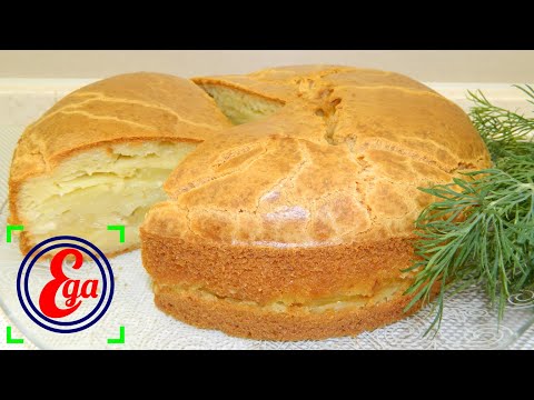 Видео: Нежный и сытный заливной пирог с картошкой