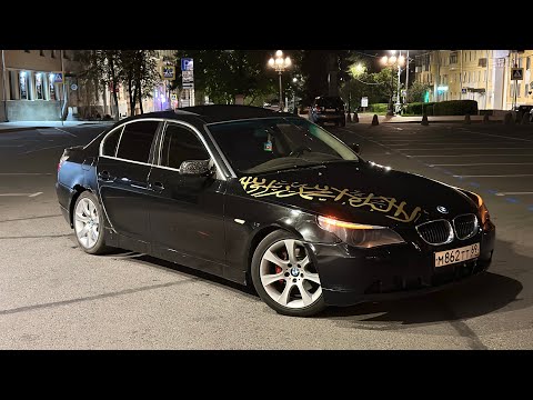 Видео: BMW E60 обзор на некруху / агрессивная езда и дрифт по городу