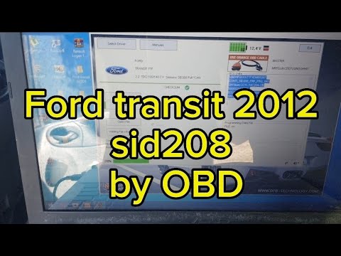 Видео: Отключение сажевого фильтра  DPF Ford Transit 2012  sid208 по OBD FoxFlash