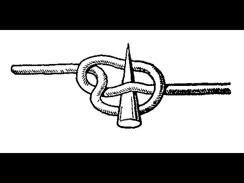 Видео: Сваечный узел Marline Spike Hitch