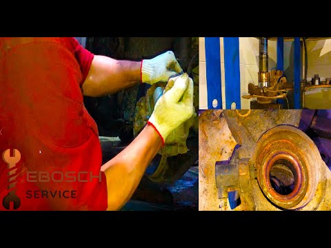 Видео: Чери Тиго. Гул спереди с правой стороны. Замена ступичного подшипника.