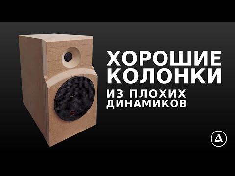 Видео: Хорошая акустика на плохих автодинамиках. Попытка получить линейную фазу.