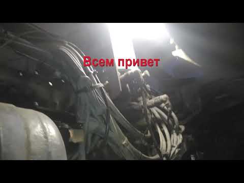 Видео: Сороконожка часть 67. Мерседес Актрос 4144к, перенос блока подготовки воздуха, начало.