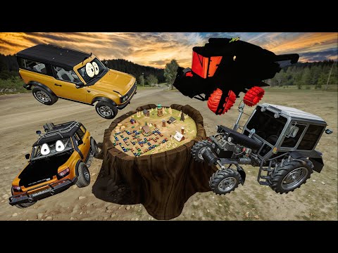 Видео: УВИДИШЬ ЧЁРНЫЙ ТРАКТОР ПОЖИРАТЕЛЬ - ЖМИ НА ГАЗ! Как выбраться из маленькой фермы? Гоша страшилки.