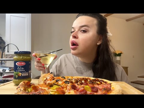 Видео: Мукбанг-🍕Пицца-Про Папу-Моя 🧑‍💼 Работа