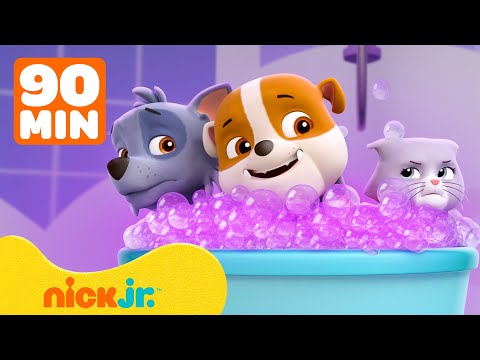 Видео: Щенячий патруль | Пузыри в беде у Rubble и вонючие спасения! PAW Patrol с Zuma и Skye | Nick Jr.