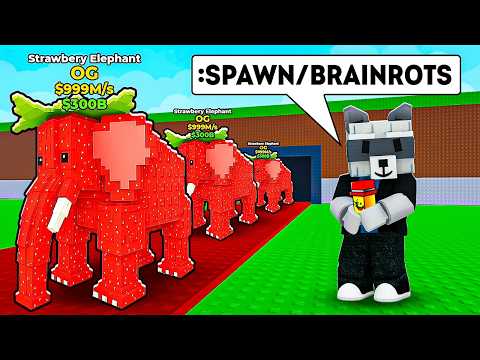 Видео: 😱Я стал ЧИТЕРОМ, Что бы ПОЛУЧИТЬ STRAWBERRY ELEPHANT В Steal a Brainrot