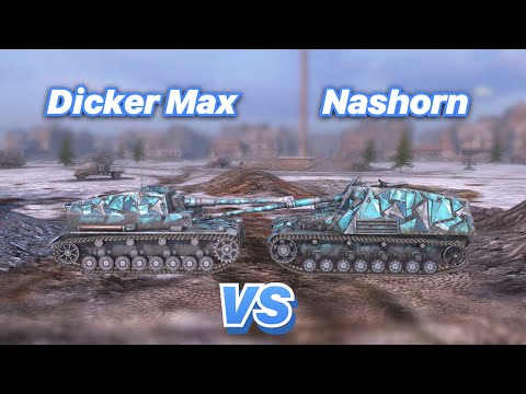 Видео: НА ЗАБИВ#74 | ПРЕМ ПТ против ПРОКАЧИВАЕМОГО аналога | Dicker Max VS Nashorn | WoT Blitz