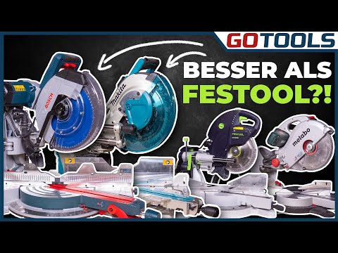 Видео: Большое сравнение поперечных пил | Metabo - Makita - Bosch - Festool | вкл. лотерею