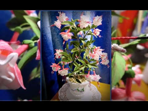 Видео: Мастер класс ФУКСИЯ из фоамирана от Наталии Тарасовой