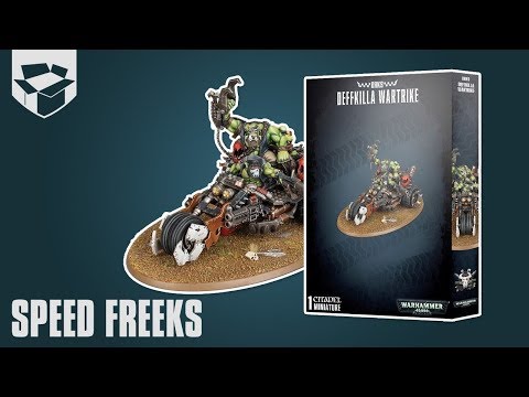 Видео: Анбоксинг - Orks Deffkilla Wartrike