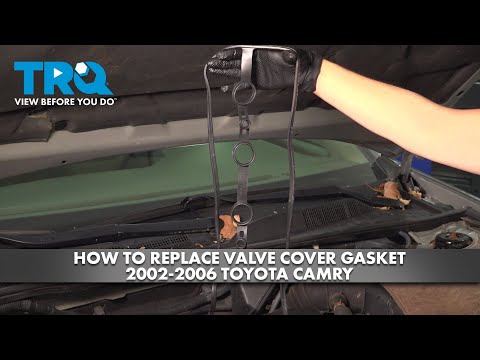 Видео: Как заменить прокладку клапанной крышки Toyota Camry 2002-2006