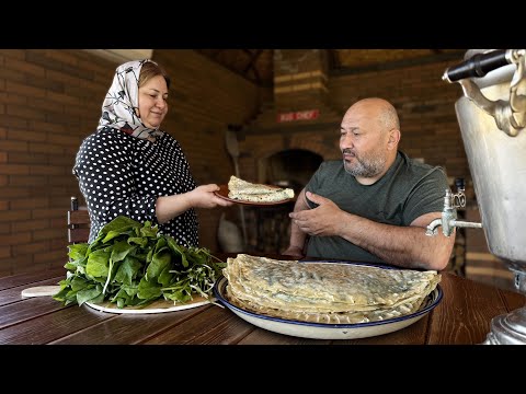 Видео: Готовим Весенние Кутабы | Натуральная Еда Из Природы