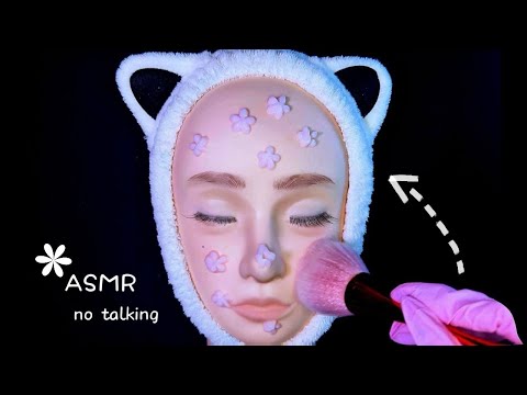 Видео: ASMR Skincare Sessions on Mannequin 🌙「visual trigger, no talking」Асмр Уход на Маникене [场景模拟, 声音放松解]