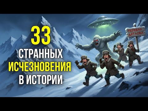 Видео: 33 самых странных ИСЧЕЗНОВЕНИЯ в истории