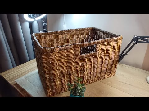 Видео: МК. Инструкция для плетения короба, для начинающих. #186