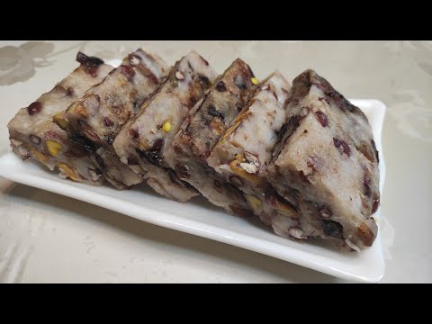 Видео: Вкусный ЧАЛЬТОК десерт с сухофруктами из рисовой муки
